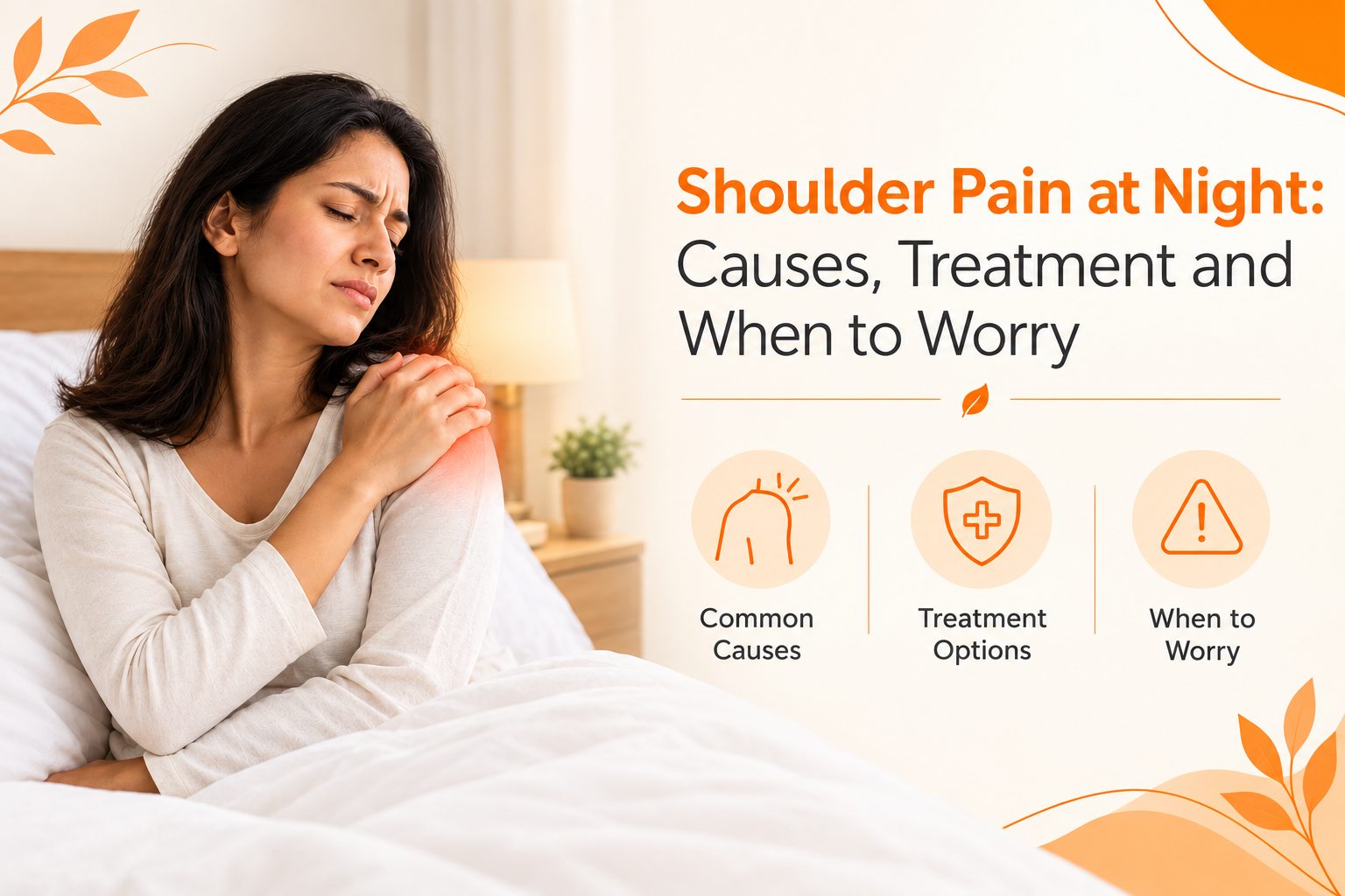 Shoulder Pain at Night: Causes, Treatment and When to Worry